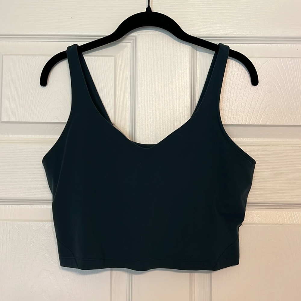 Lululemon dark blue align top size 12